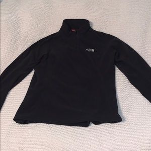 Black Nortj Face Fleece Pullover